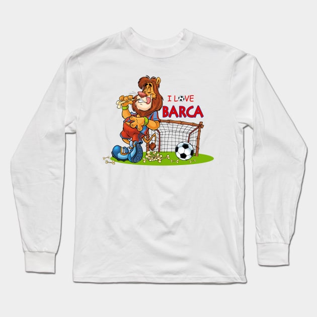 I love barca Long Sleeve T-Shirt by nabilllll